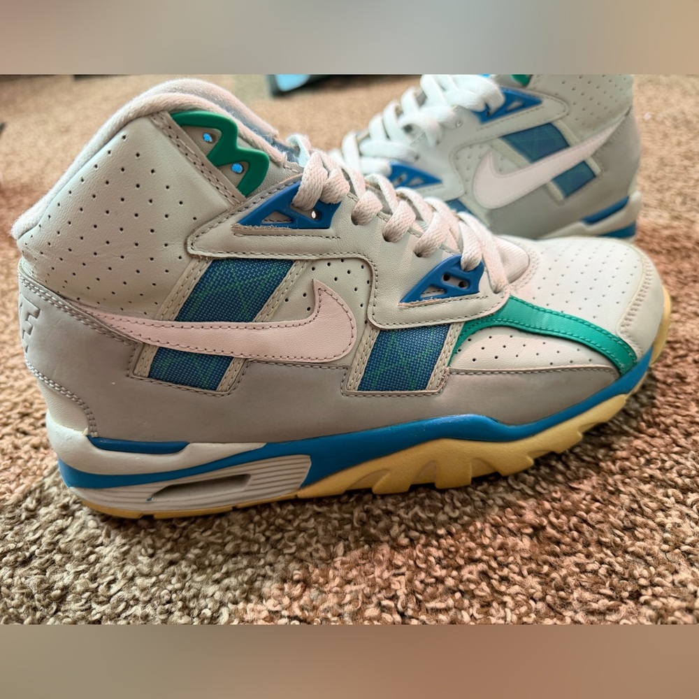 Mens Nike Air Trainer SC Bo Jackson 2018 Blue Grey White Sneakers 302346-019 Sz8 - Picture 3 of 9